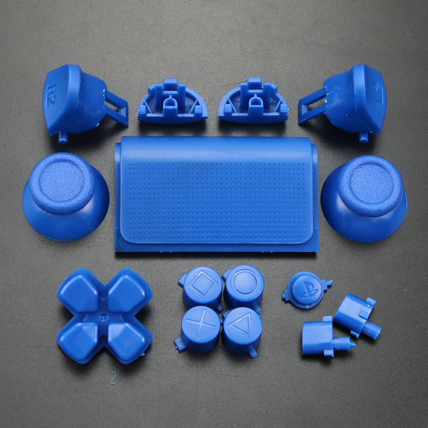 YuXi-JDM JDS 040 050 055 Thumbstick pour PS4 Pro Slim Contrmatérielle, Inter Inj Button, Direction Key, ABXY Buttons, JoysUniverse Cap, DSub R1 L1: Violet clair