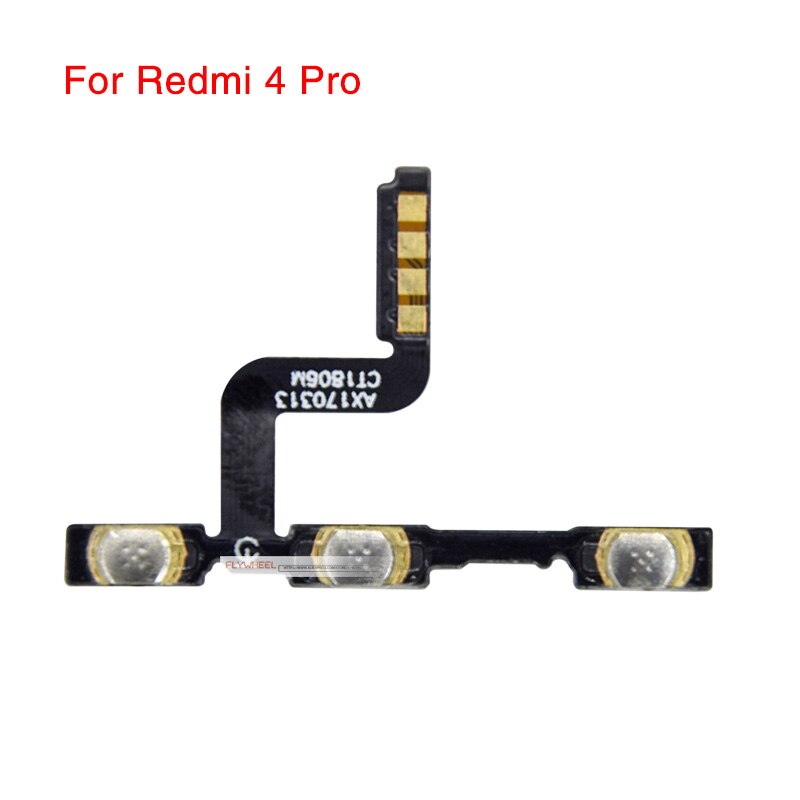 1pcs Power Button Flex Replacement For Xiaomi Redmi S2 3 3X 3S 4A 4X 5A 6A 7 5 Plus Note 5 6 Pro Mute Volume Control Side Switch