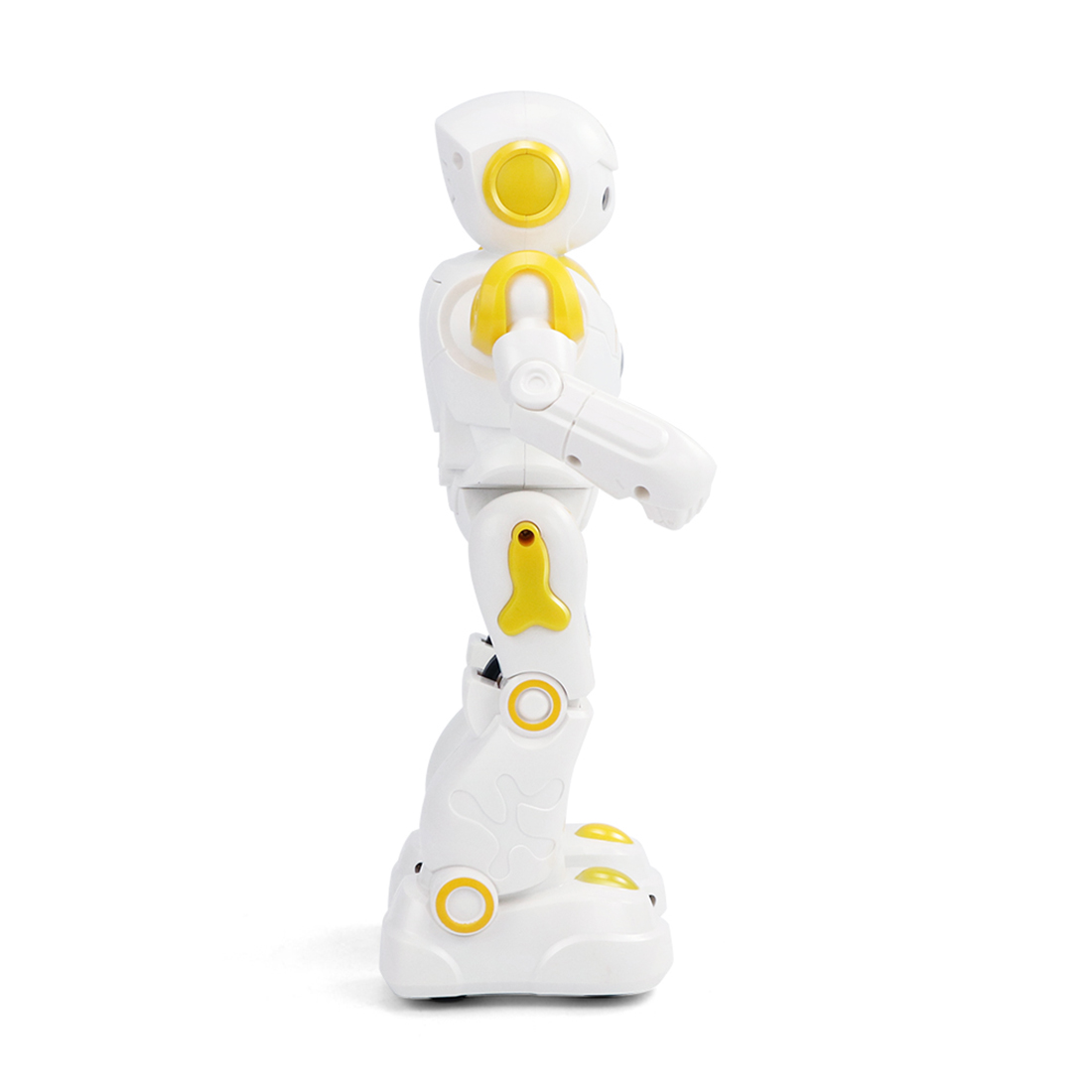 iTECHOR Music RC Robot Toy with Intelligent Programming Gesture Sensing Function with LED Lights Birthday - Red: 2