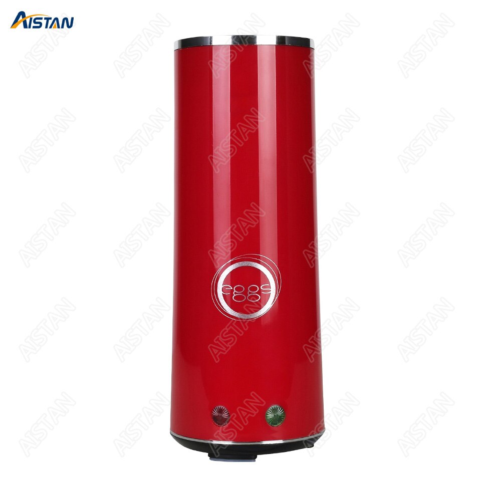 JDQ101/JDQ201 Hands-Free Automatic Electric Vertical Nonstick Easy Quick Egg Cooker Breakfast Egg Sausage Roll Cup Machine: Single Hole Red