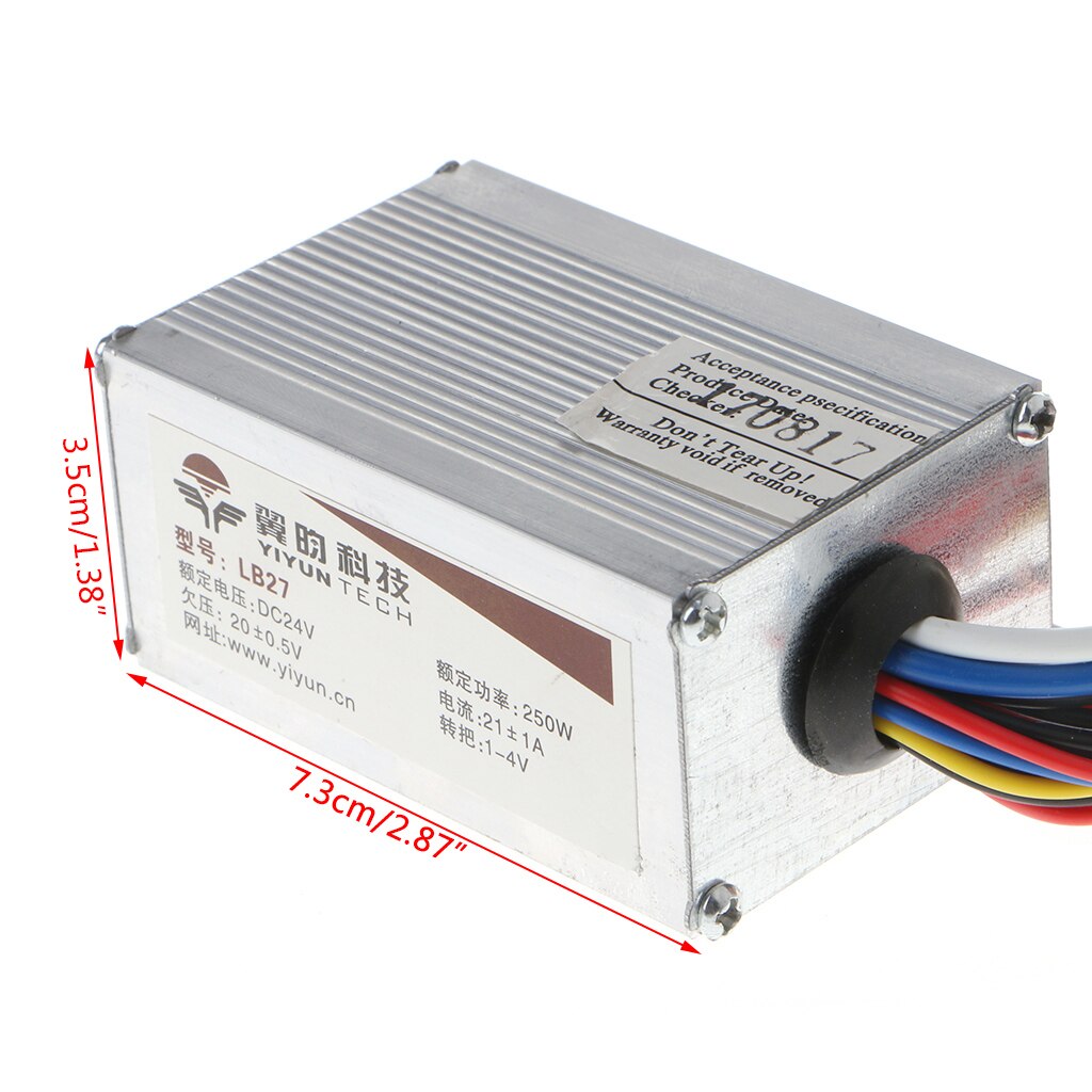 de controlador de velocidad de Motor DC 24V 250W, para bicicleta patinete eléctrico