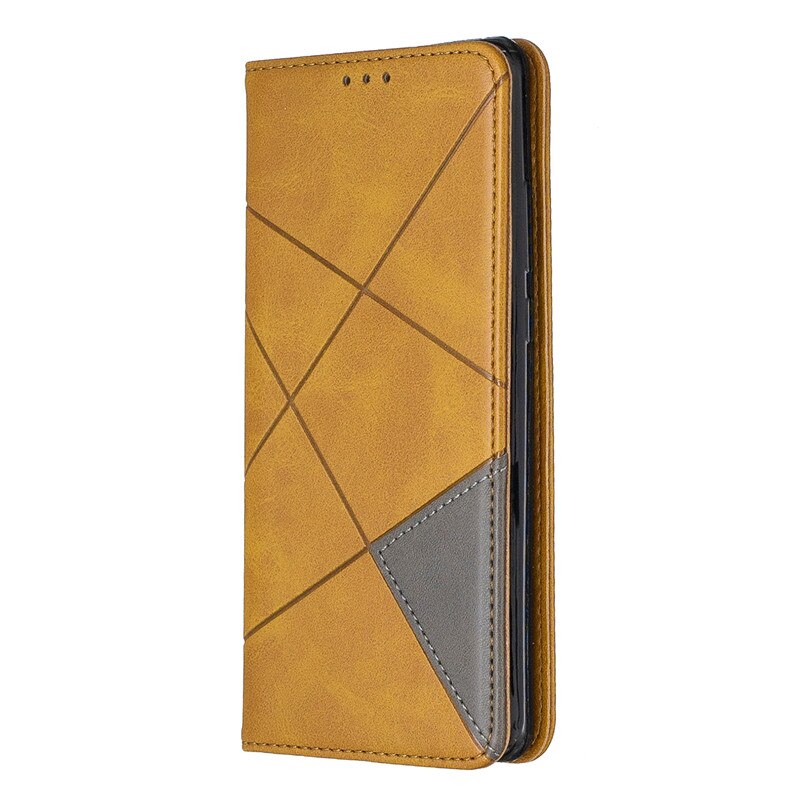 Funda de cuero magnética para Samsung Galaxy A20e, carcasa delgada na para Samsung A20, A205F, A, 20e, A202F S, funda de teléfono de negocios con tapa: A20e / YELLOW