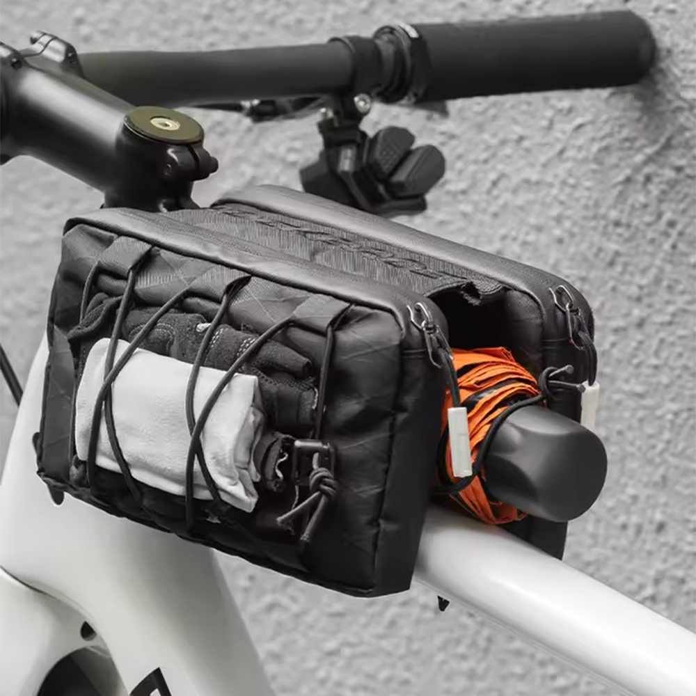 Cykelväska cykelöverrörsväska för racercykel mtb sadelväskor packväska stor kapacitet utrustningstillbehör