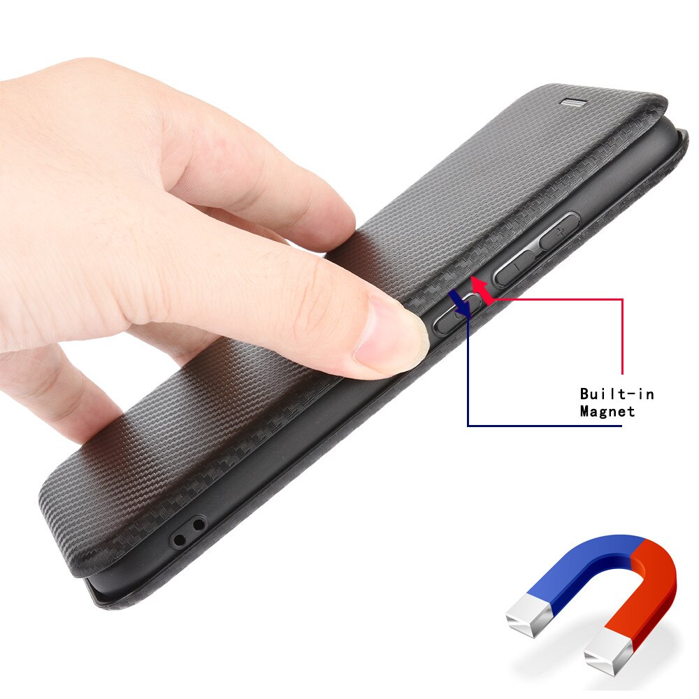 For Apple iPod Touch 5 6 7 Luxury Carbon Fiber Skin Magnetic Adsorption Case For Apple iPod Touch5 Touch6 Touch7 Phone Bag
