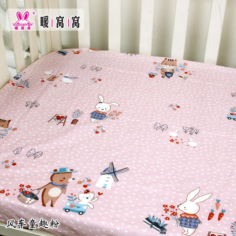 Fisch Muster Baby Ausgestattet Blatt Elastische Baby Cot Matratze Abdeckung Anti Staub Kid Bettdecke Baumwolle Bettwäsche Protector Für Jungen mädchen: fengchetongqufense