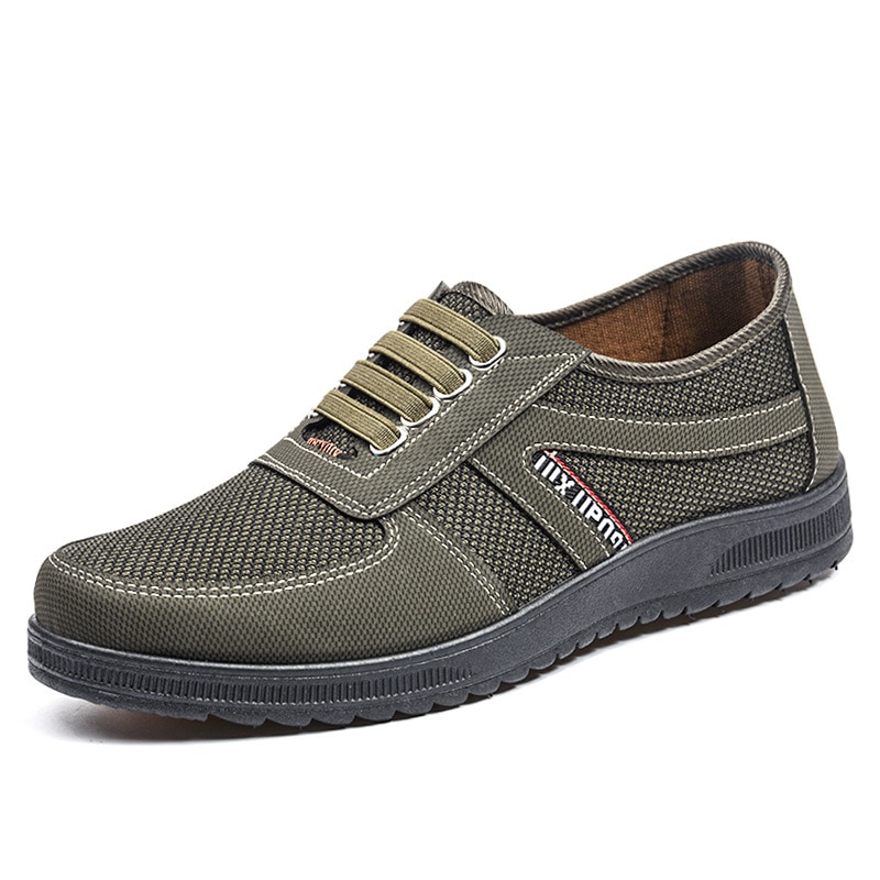 Mannen Casual Schoenen Slip-On Vader Schoenen Heren Canvas Schoenen Voor Mannen Platte Loafers Schoen Man Mocassins basic Espadrille