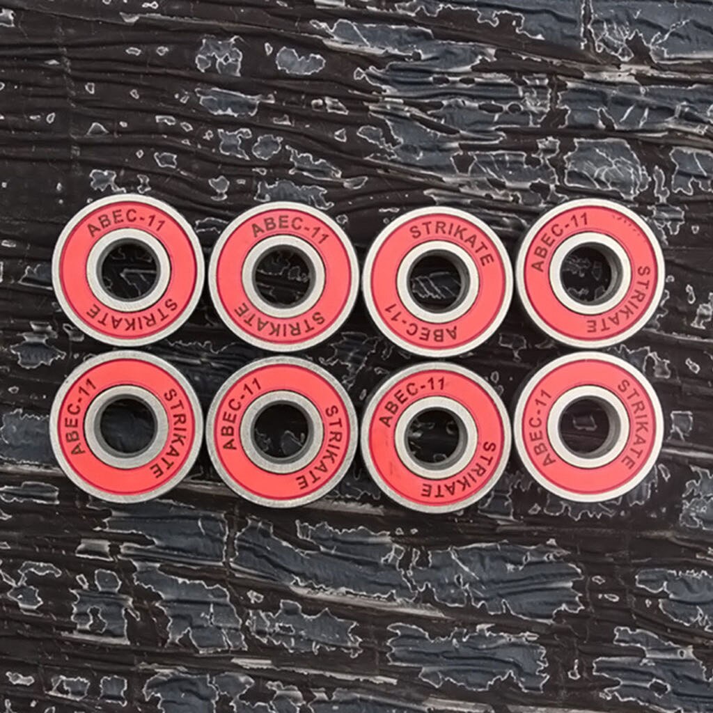 8 stk abec 11 skate lejer 608rs højtydende rulleskøjte kuglelejer vandtæt støvtæt snavsbestandigt skateboard leje