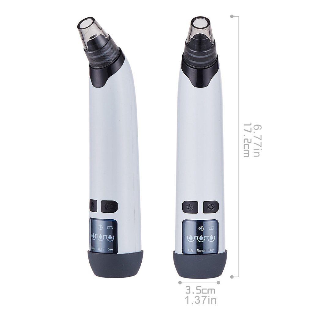 Pore Cleaner Nose T Zone Blackhead Remover With Heat Function Face Deep Pore Acne Pimple Removal Beauty Skin Care