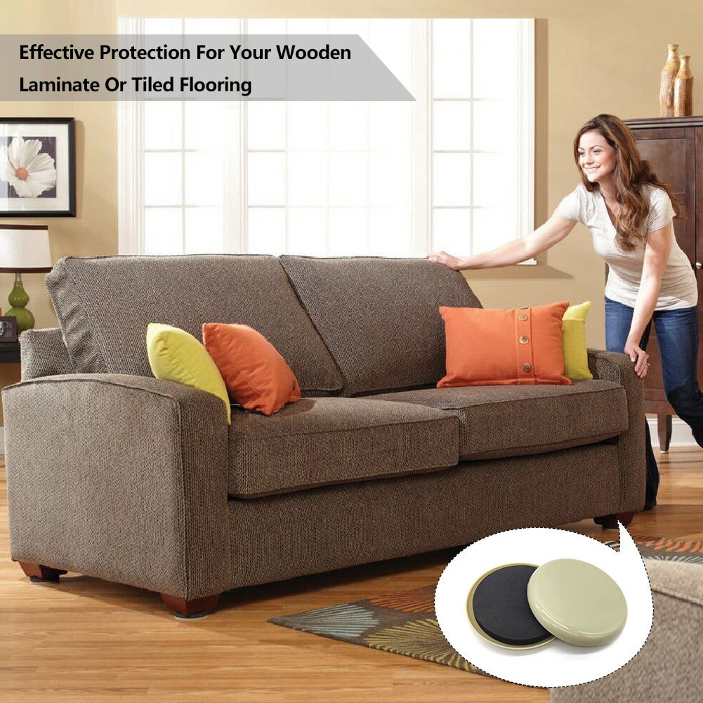 Almohadilla deslizante antiarañazos para muebles, Protector de suelo antideslizante, antiruido, aparatos pesados, almohadilla móvil, 12 Uds.