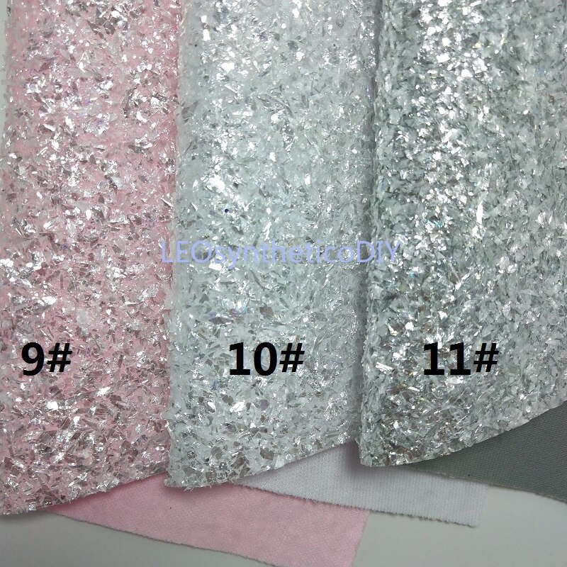 1Pc 21X29CM Glitter Fabirc, Crystal Glitter Leer, Glitter Lederen Lakens Voor Maken Bows Leosyntheticodiy T340A