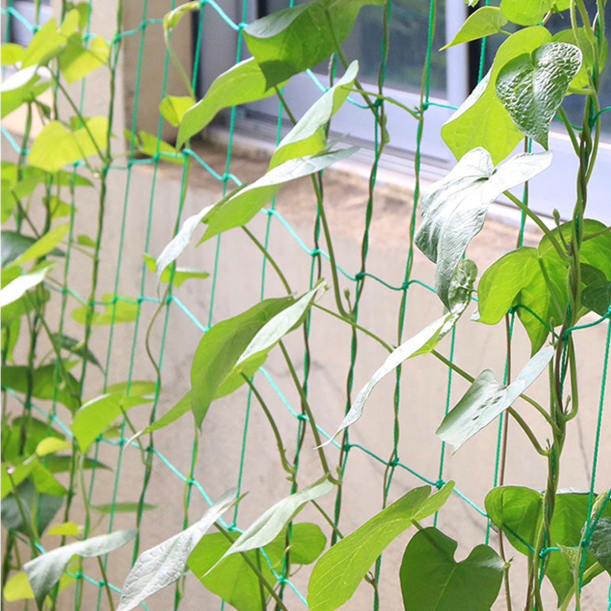 4 maten tuin groene nylon trellis net planten klimondersteuning kweekhek tuinnet decoratie plantenondersteuning verzorgingsgereedschap