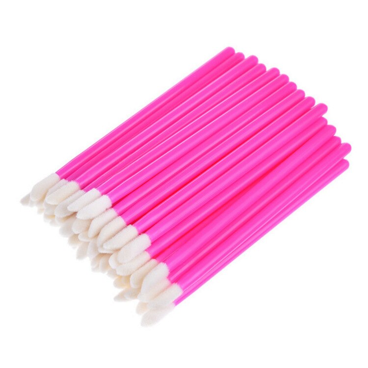 Brochas de maquillaje desechables, cepillo de pestañas, palo de algodón, limpieza de extensiones de pestañas, hisopo, herramientas de belleza, 100 Uds.
