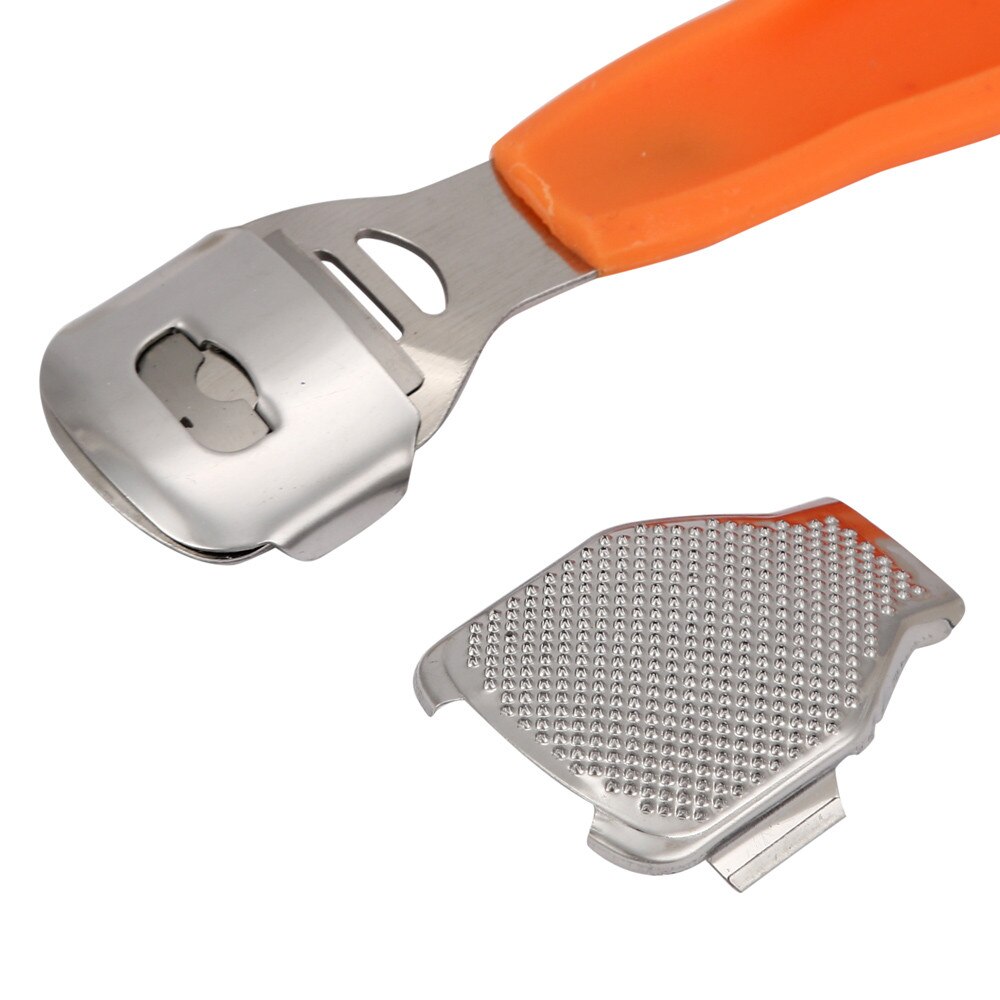 10 lâminas de pele shaver milho cutícula cortador removedor rasp pedicure arquivo pé aplainamento raspagem perna faca plaina combinada