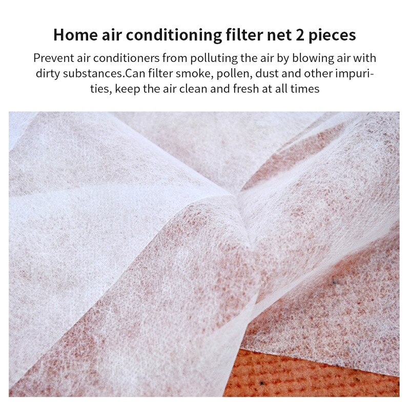 6 uds filtros de aire acondicionado papeles Anti-polvo red protección a prueba de polvo cubierta auto-adherencia cortable aire acondicionado Salida de viento