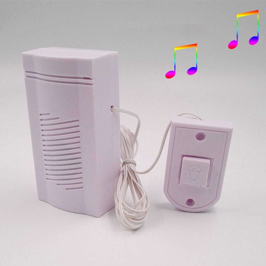 Old-fashioned Wired Digital Doorchime portable Electronic Doorbell crisp sound Waterproof bell with home cord