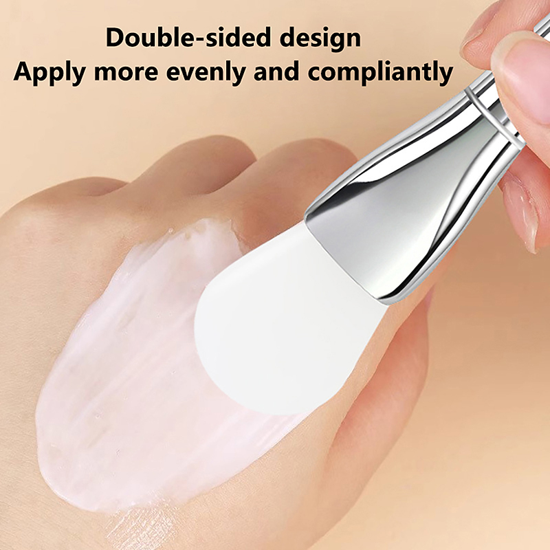 Sminkeverktøy multifunksjonell silikon ansiktsmaskebørste myk hår ansiktsbørste applikator for ansiktsmaske skjønnhetssalongbørster