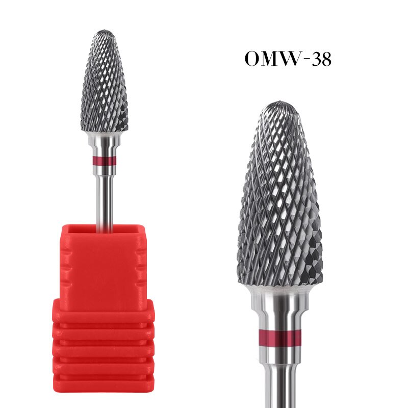 1pc nail art borrkronor vakuum tungsten stål sliphuvud embout ponceuse ongle polering borr  mz255: 38