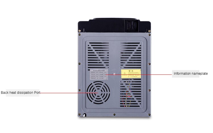 Water dispenser desktop home refrigeration small ice temperature water dispenser office student water heater LF-866-YSJ