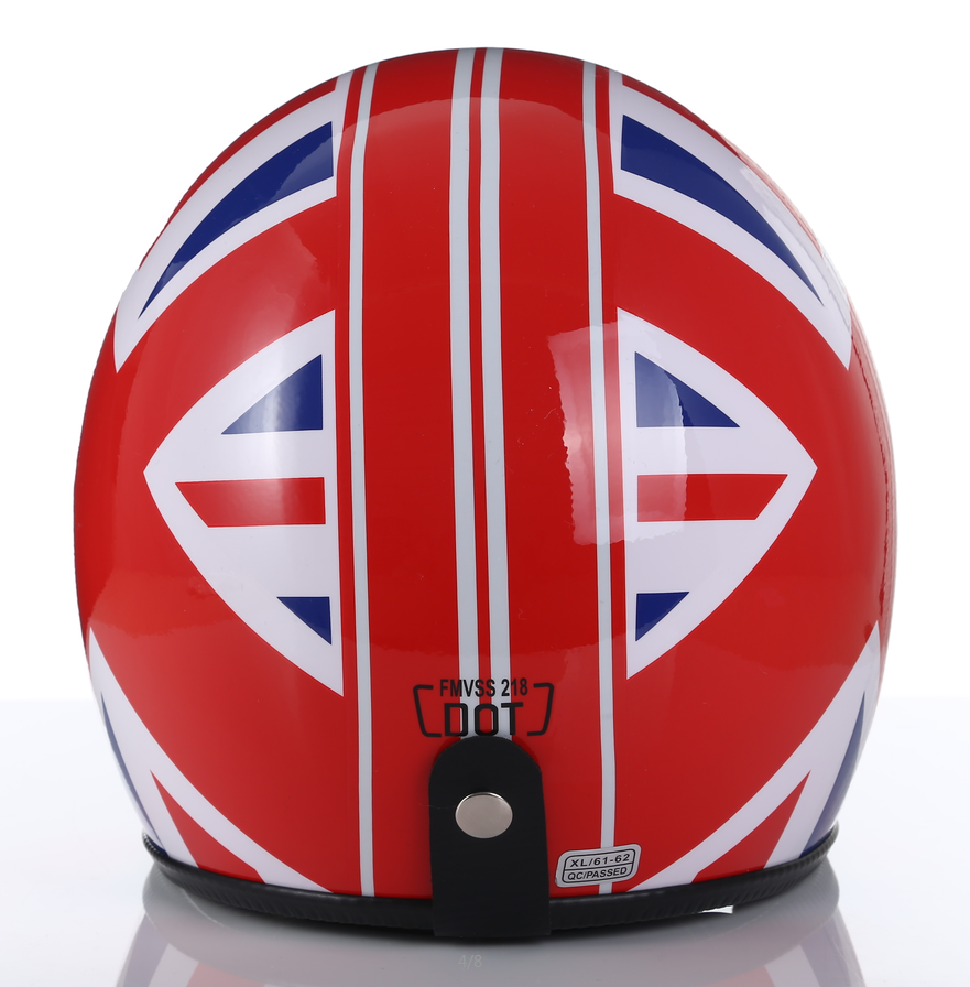 Motorcycle Helmet Dot Approved Retro Motorcycle Capacete Unisex 3/4 Helmet Cafe Racer Vintage Helmet