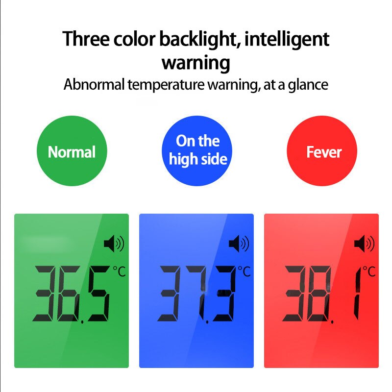 Thermometer Infrarood Thermometer Non Contact Thermometers Met Koorts Alarm Handheld Temperatuur Meting Apparaat