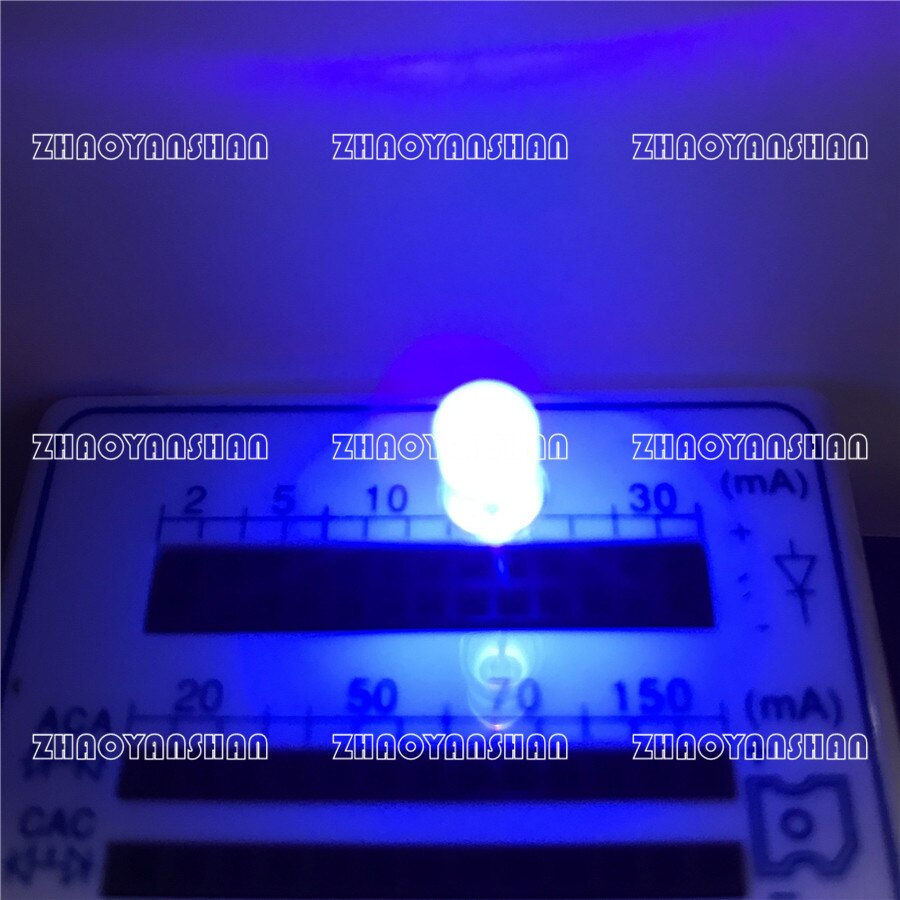 Uv led 5mm led diode lampada uv kralen paars rond 1000 stuks golflengte : 395-400nm ultraviolet lamp