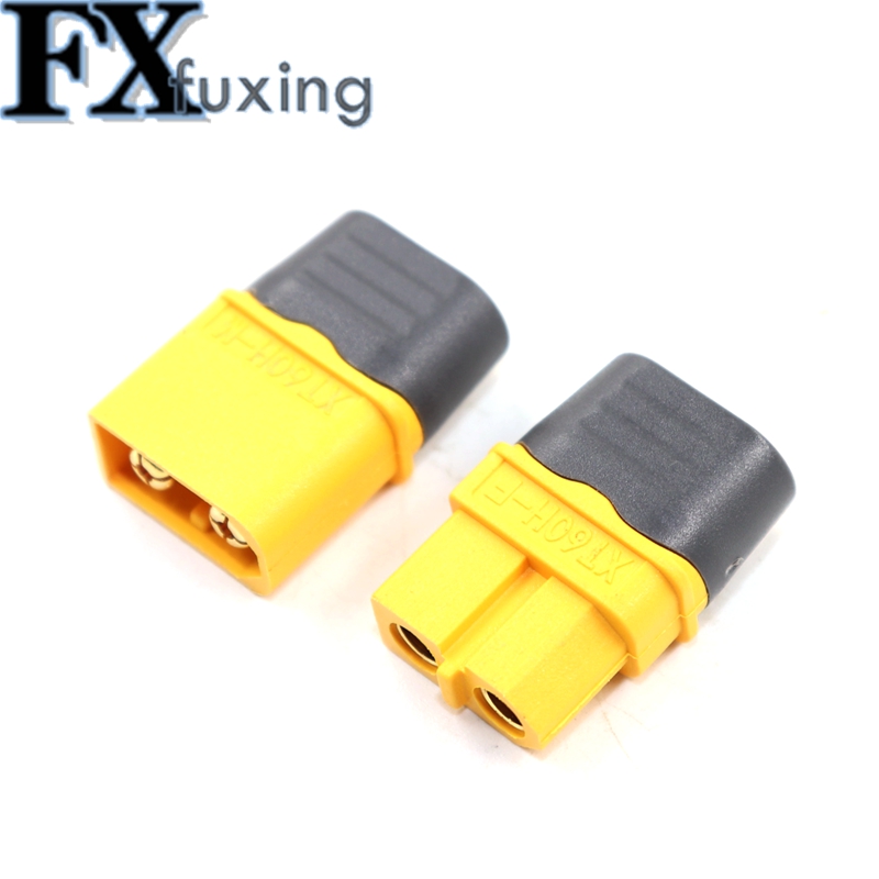 10 Uds XT60 XT60H conectores tipo bala macho hembra enchufes de alimentación RC LV Lipo batería Motor impresora 3D XT60H-M XT60H-F: Verde militar