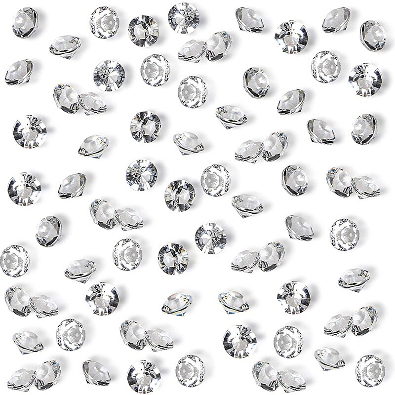 WedDecor 4.5mm Vert Pomme Décorations de Table Acrylique Diamant WedDecor 4.5mm Vert Pomme Décorations de Table Acrylique Diamant