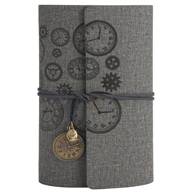 Vintage A6 Travel Diary Notepad Journal Agenda Planner Notebook Office School Stationery Student: Pink