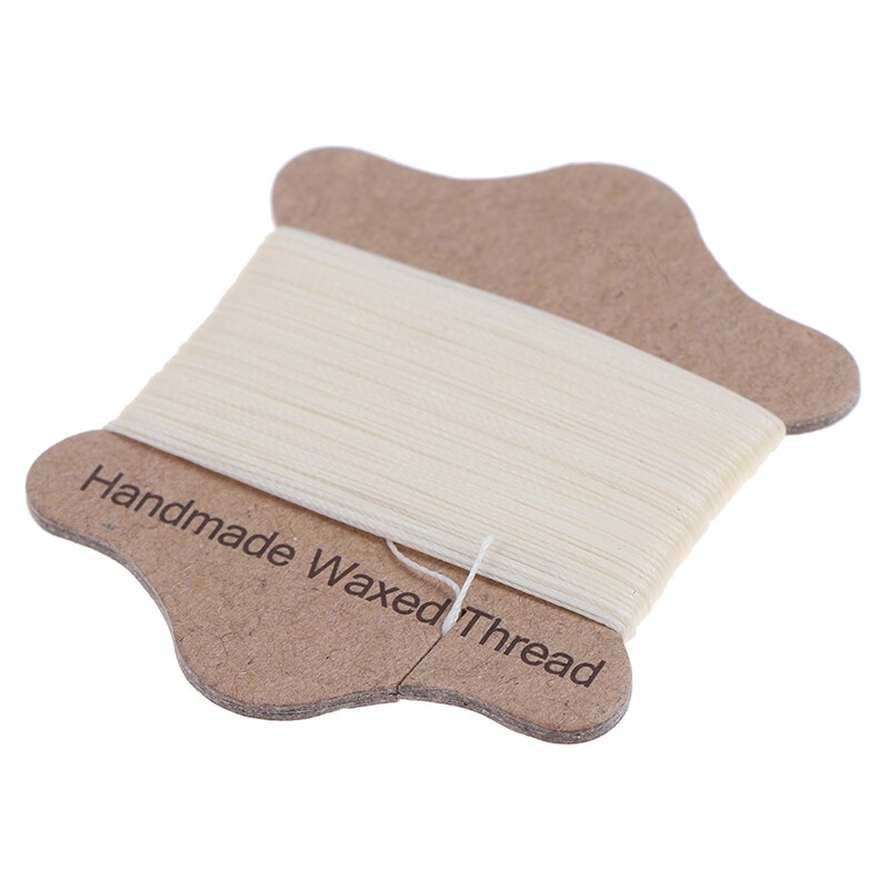 20/ rollen doe-het-zelf handnaaigaren voor leer naaien handwerkgereedschap handgemaakt plat gewaxt naaien wax lijn draad koord: Bg