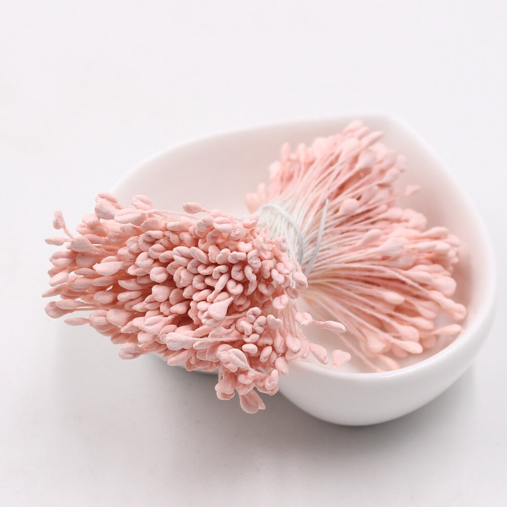 360Pcs/lot Mini Flower Stamen Artificial Flowers Pistil Wedding Party Decoration DIY Scrapbook Handmade Craft Flower Accessories