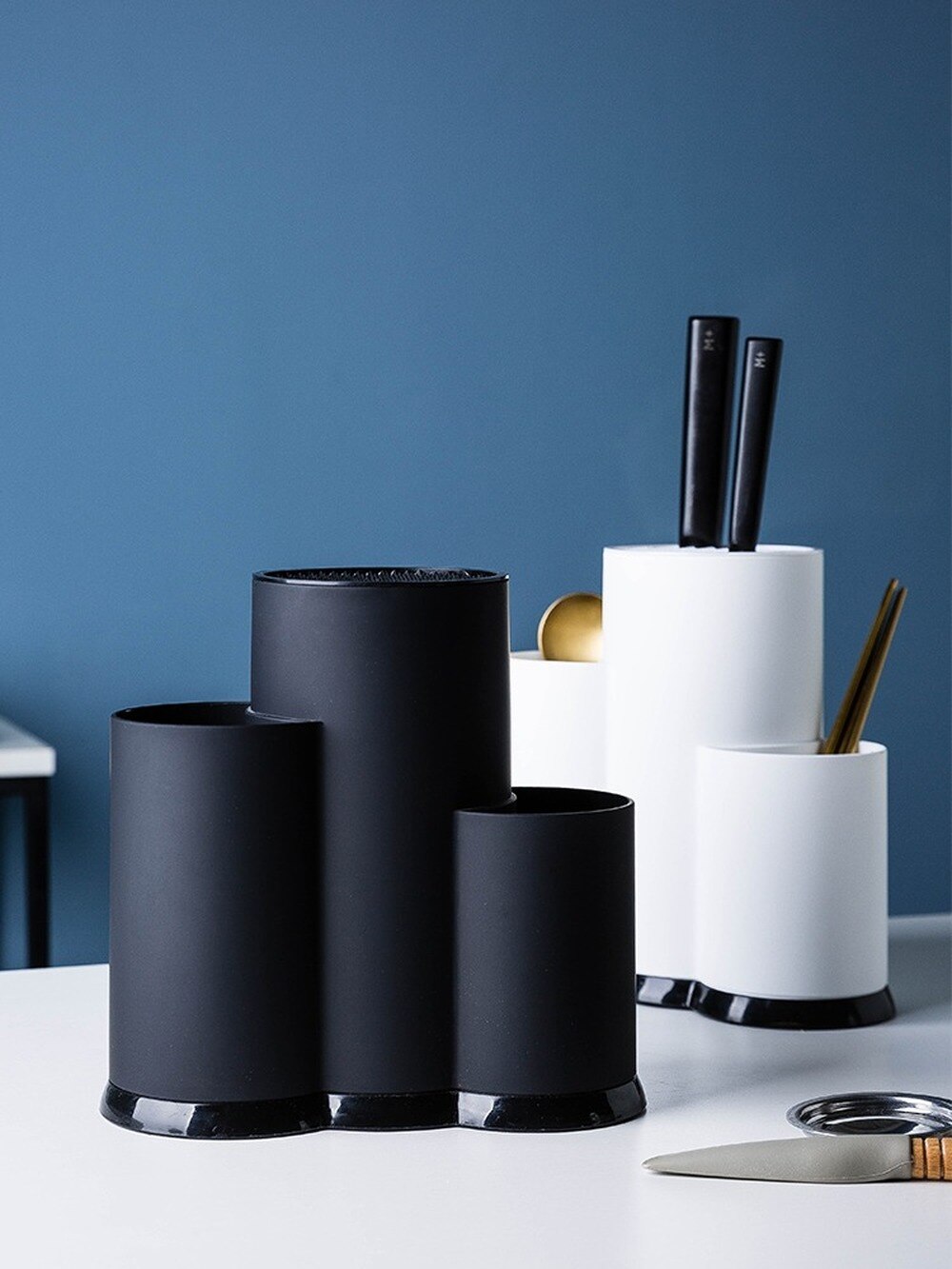 Multifunctionele pp messenhouder snijplank keukenbenodigdheden messenhouder multifunctionele opbergbox servies  zm917