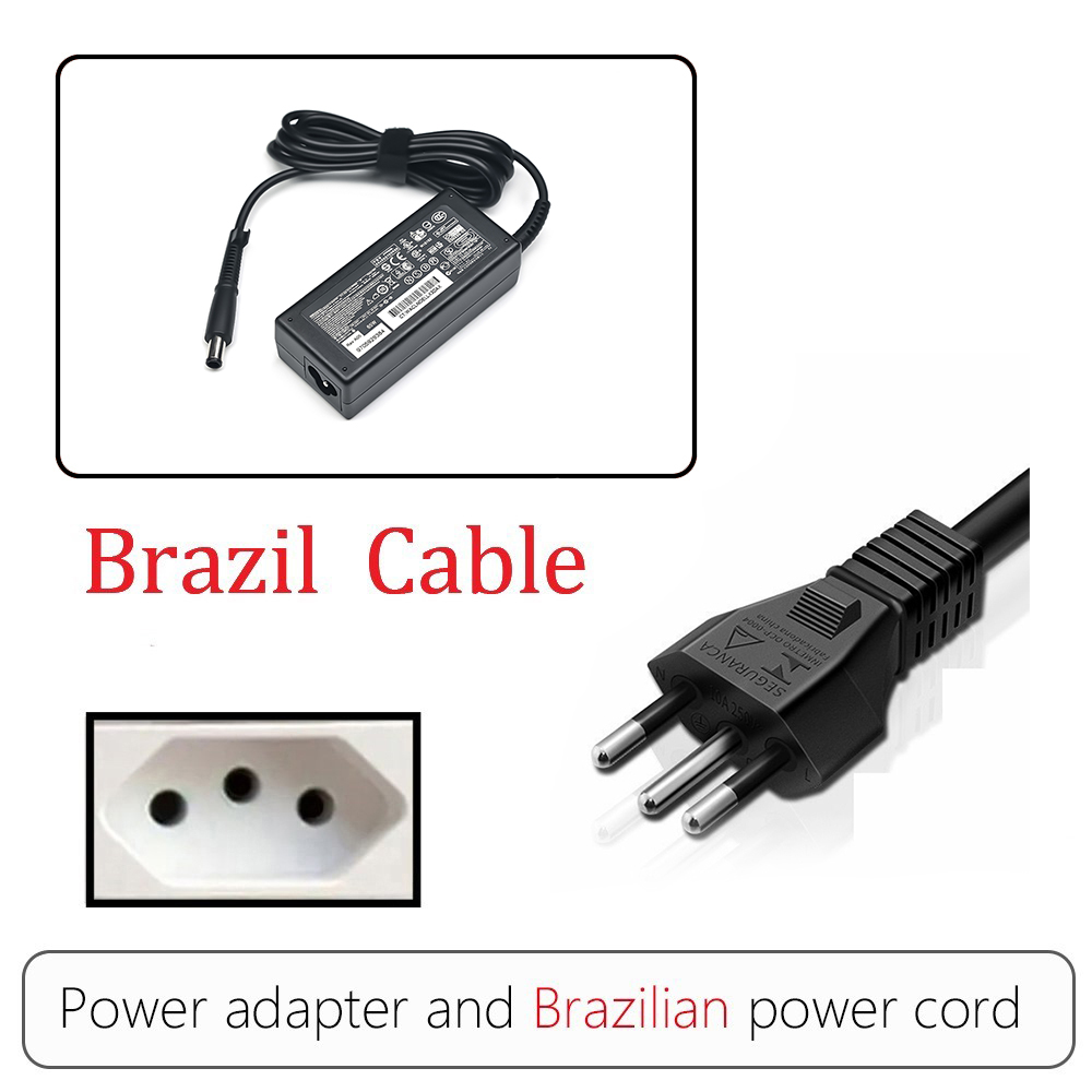 18.5V 3.5A 7.4*5.0mm 65W AC Laptop Adapter Charger For HP Compaq Pavilion G6 DV5 DV6 DV7 DV4 G50 G60 N193 CQ43 CQ32 CQ60: black