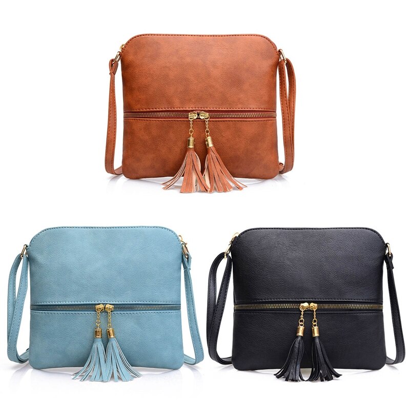 Dames messenger bags mini tas kwastjes schelpvorm tas dames schoudertassen handtas
