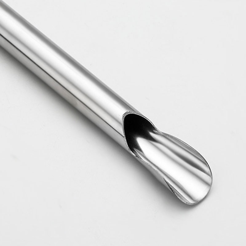 1Pc Reusable 304 Stainless Steel Drinking Straws 12mm Metal Sturdy Straight Portable Drinks Straw Stirring Spoon With Brush