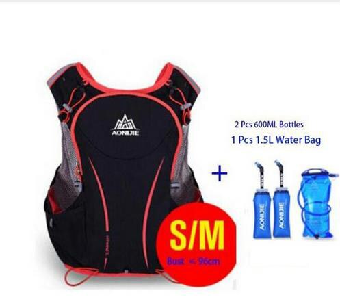 AONIJIE 5L men and women marathon running moisturizing vest bag 1.5L water bag riding hiking bag outdoor sports running backpack