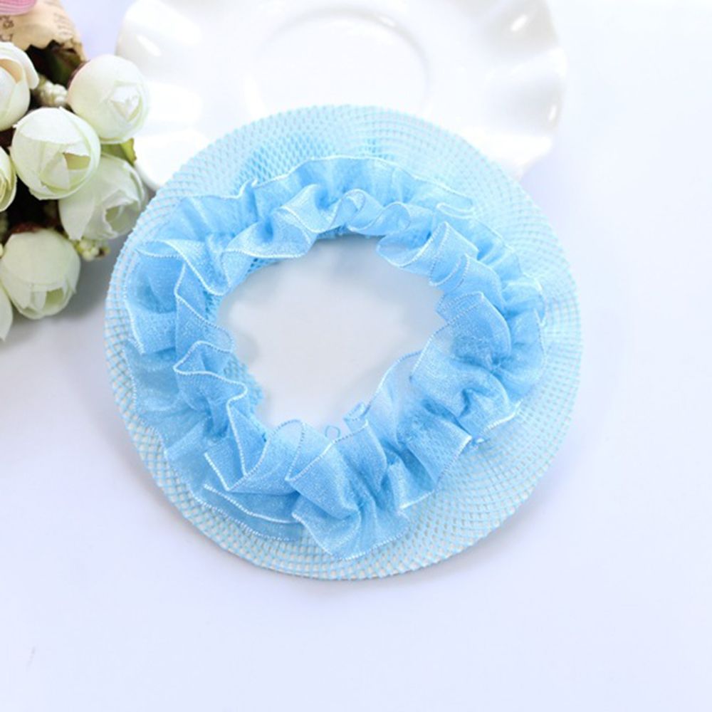 1 pcs Cute Girls&#39; Flower Bun Hair Nets for Dancersr Kids&#39; Bun Net Bun Cover Hair Accessories Dancewear Hairnet For Girls