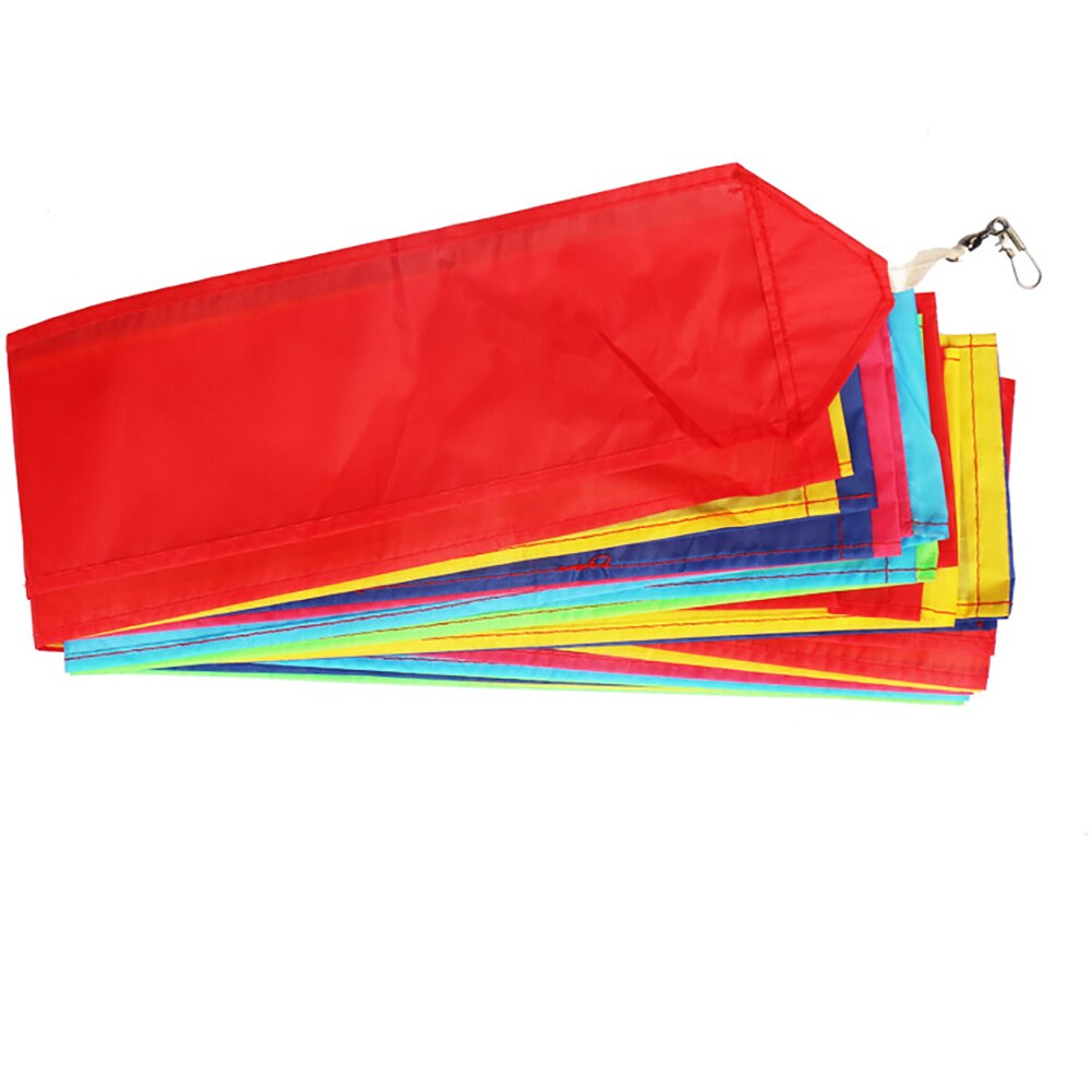10/15/30M Rainbow Color Blocking Lange Kite Staart Lijn Outdoor Sport Accessoire