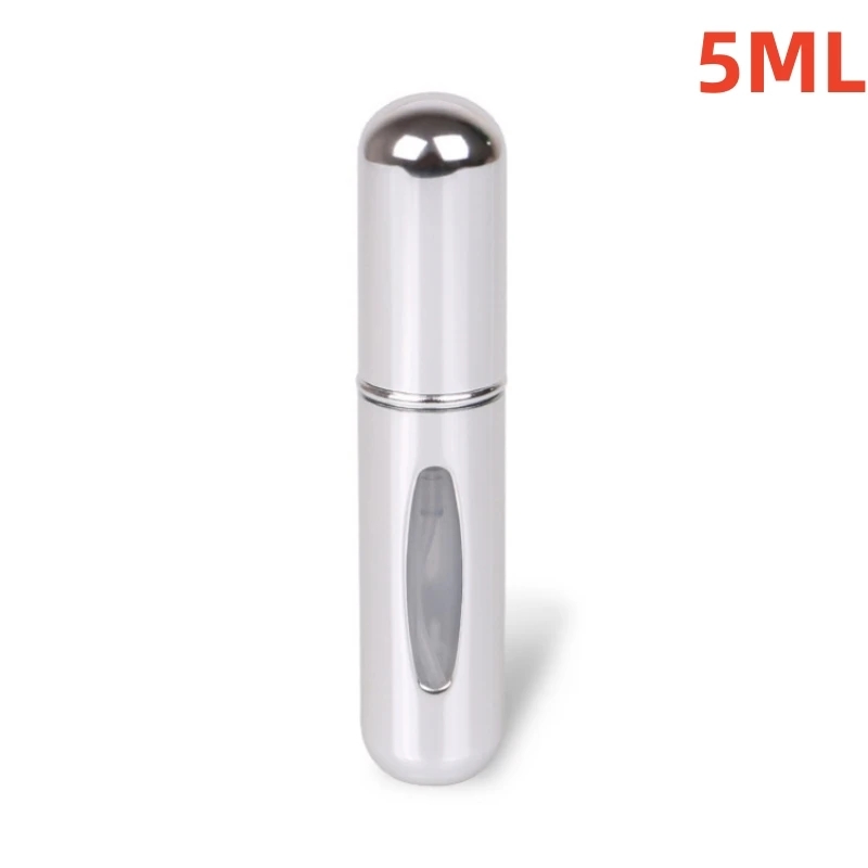 5/8ml wielokolorowe aluminiowe mini butelki perfum z pompką rozpylającą, przenośna pusta butelka z wymiennym atomizerem, niezbędna w podróży