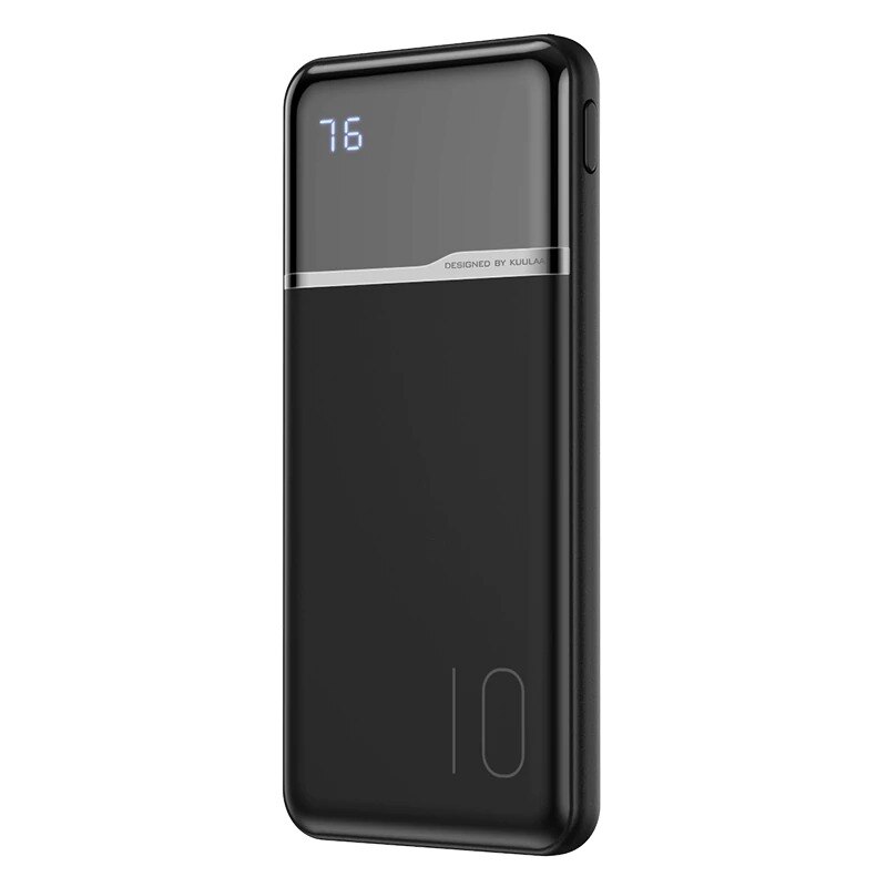 potenza Banca 10000 mAh caricabatterie portatile PowerBank 10000 mAh USB PoverBank caricabatterie esterno per: nero