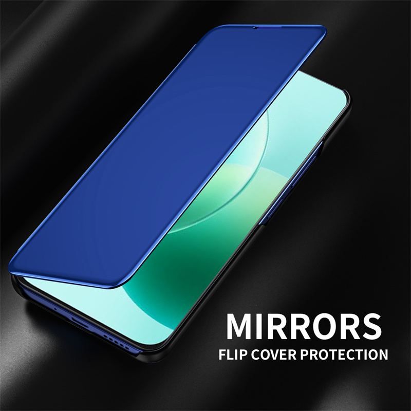 Coque Flip Case Miroir Pour Xiaomi Redmi Note 13 4G – Housse Rabat Clear View