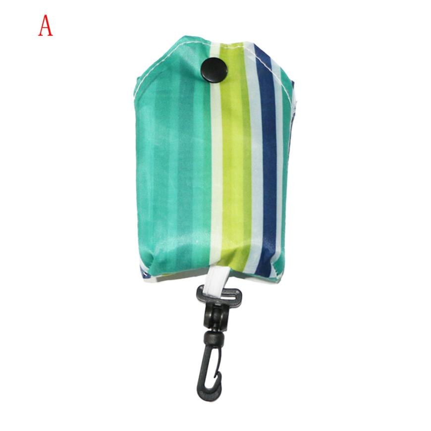 Handtassen Vrouwen Opvouwbare Herbruikbare Nylon Eco Handtas Opslag Reizen Winkelen Tote Boodschappentassen Lichtblauw: A