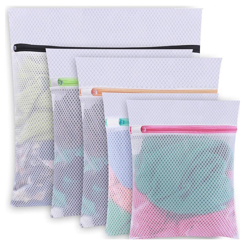 Waszakken 6 stks Opvouwbare Draagbare Ritssluiting Draagbare Mini Mesh Zakken Opbergzakken Waszakken Waszakken Waszak Set Waszakken 6 stks Opvouwbare Draagbare Ritssluiting Draagbare Mini Mesh Zakken Opbergzakken Waszakken Waszakken Waszak Set