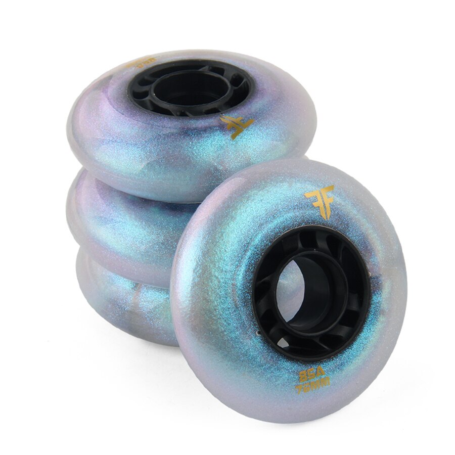 Starry sky&galaxy inlines hjul resistenta 86a slalom glidande 72 76 80mm rullskridsko däck för seba powerslide patines