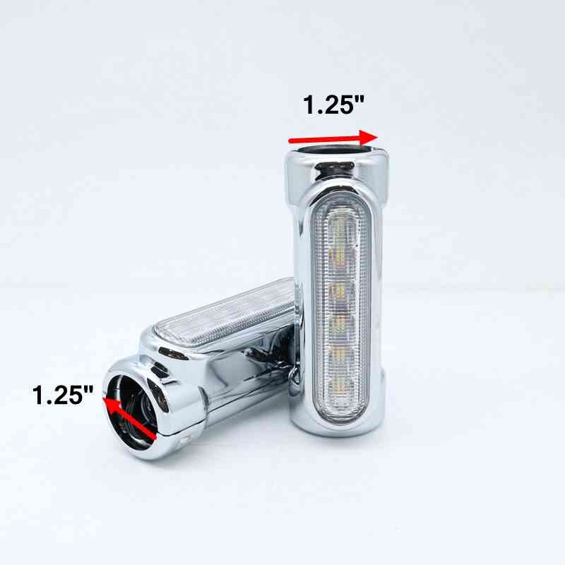Pour Harley Victory route roi rue glisse Softail gros garçon moto autoroute barre Switchback clignotant blanc ambre LED