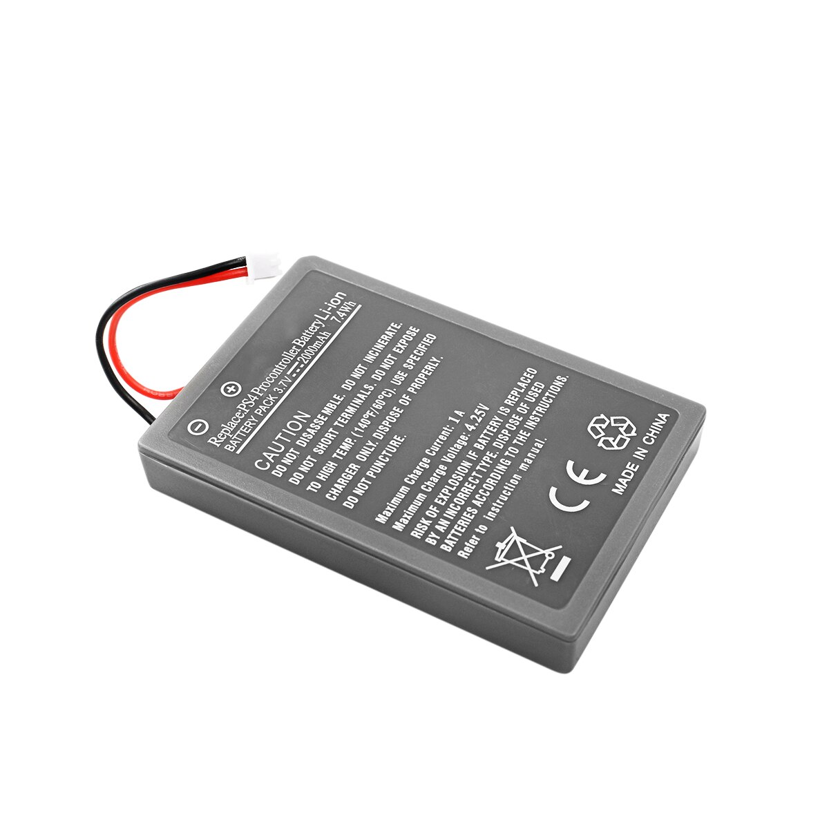 Sostituzione del pacco batteria 2000mAh per PS4 Pro Slim Bluetooth DualShock Controller di seconda generazione CUH-ZCT2 o CUH-ZCT2U