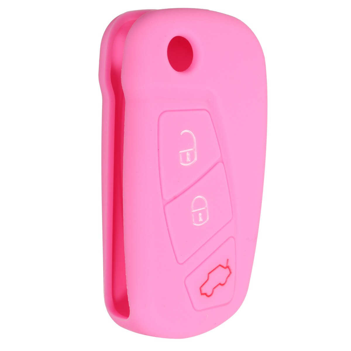 16 Kleur Siliconen 3 Button Remote Flip Key Case Fob Cover Bescherm Houder Voor Ford Ka