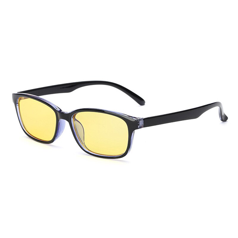 Gaming Computer Glasses Men Women Anti Blue Light Radiation Blocking Ray Anti Eye Fatigue Yellow Lens UV400 Coating Eyeglasses: C5