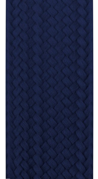 Custom Tube Lanyard Logo Message Imprinted Neck Strap with Tube Material for ID holder with Badge Reel: Navy Blue