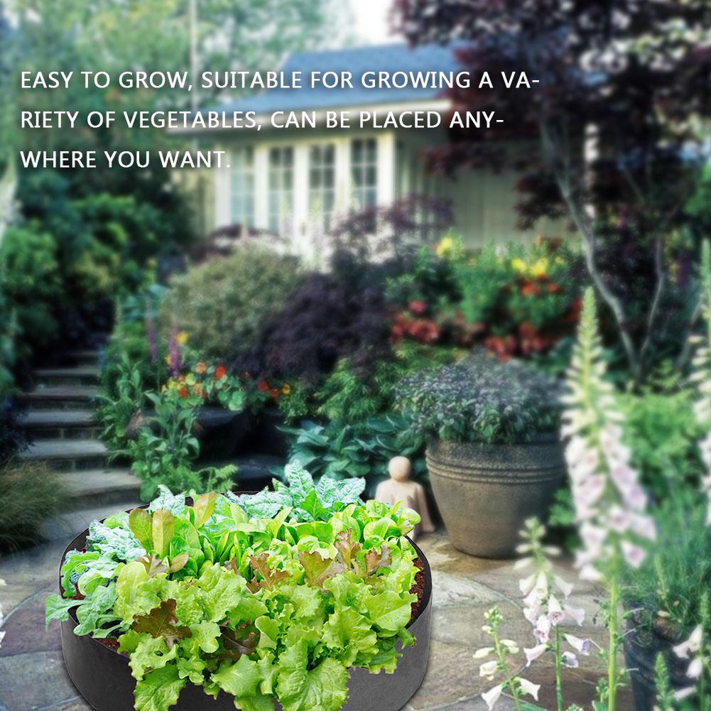 Round Garden Grow Bag Garden Jardin Jardim Jardinage Ogrod Raised Plant Bed Garden Flower Planter Elevated Vegetable Box