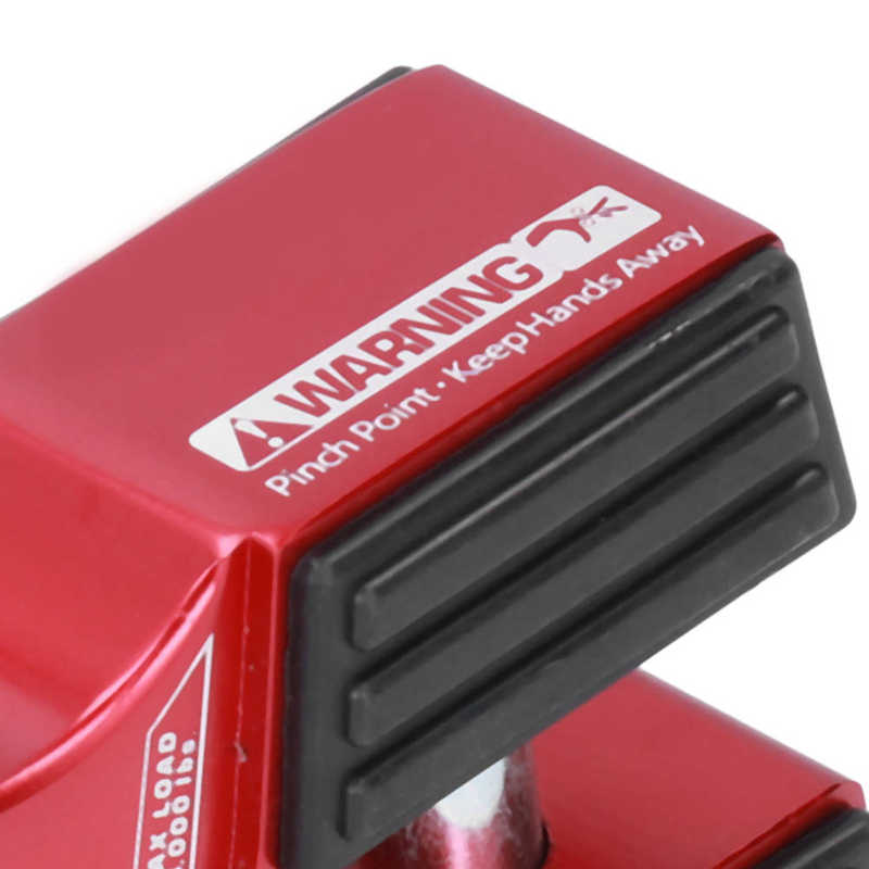 Flat Tow Hook Mount Wear Resistant Winch Shackle Connector 16000lb Loading Rustproof for Trucks for ATV for Pickup